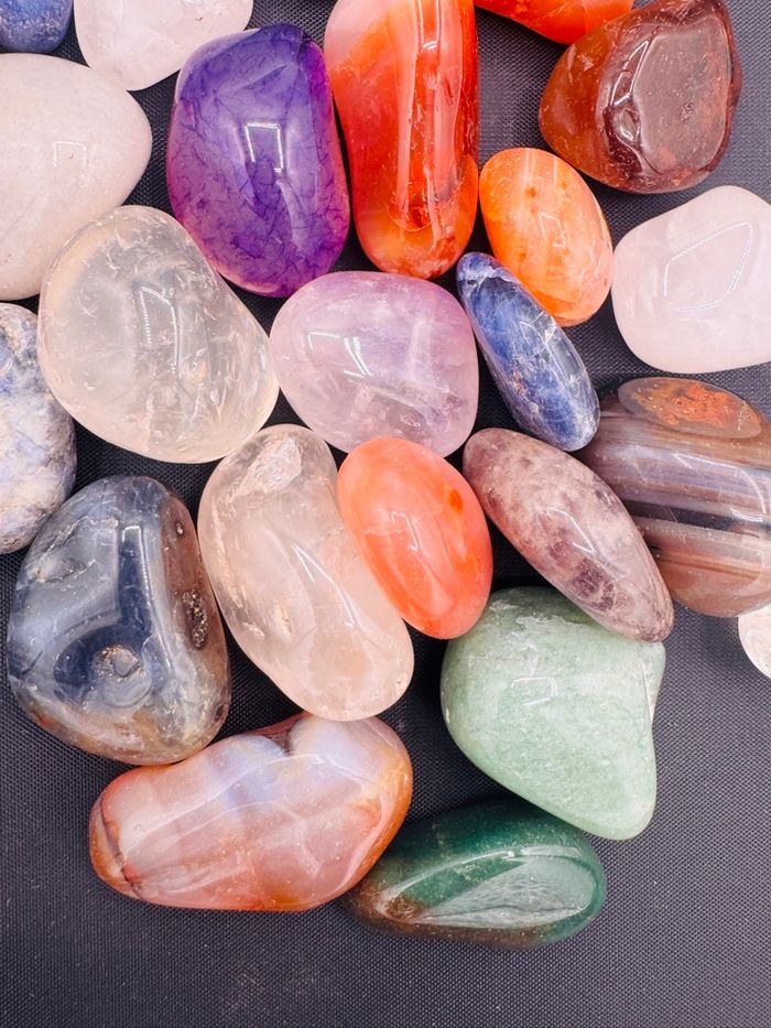 Lot 200 g pierres polies du Brésil pierres naturelles - photo numéro 6