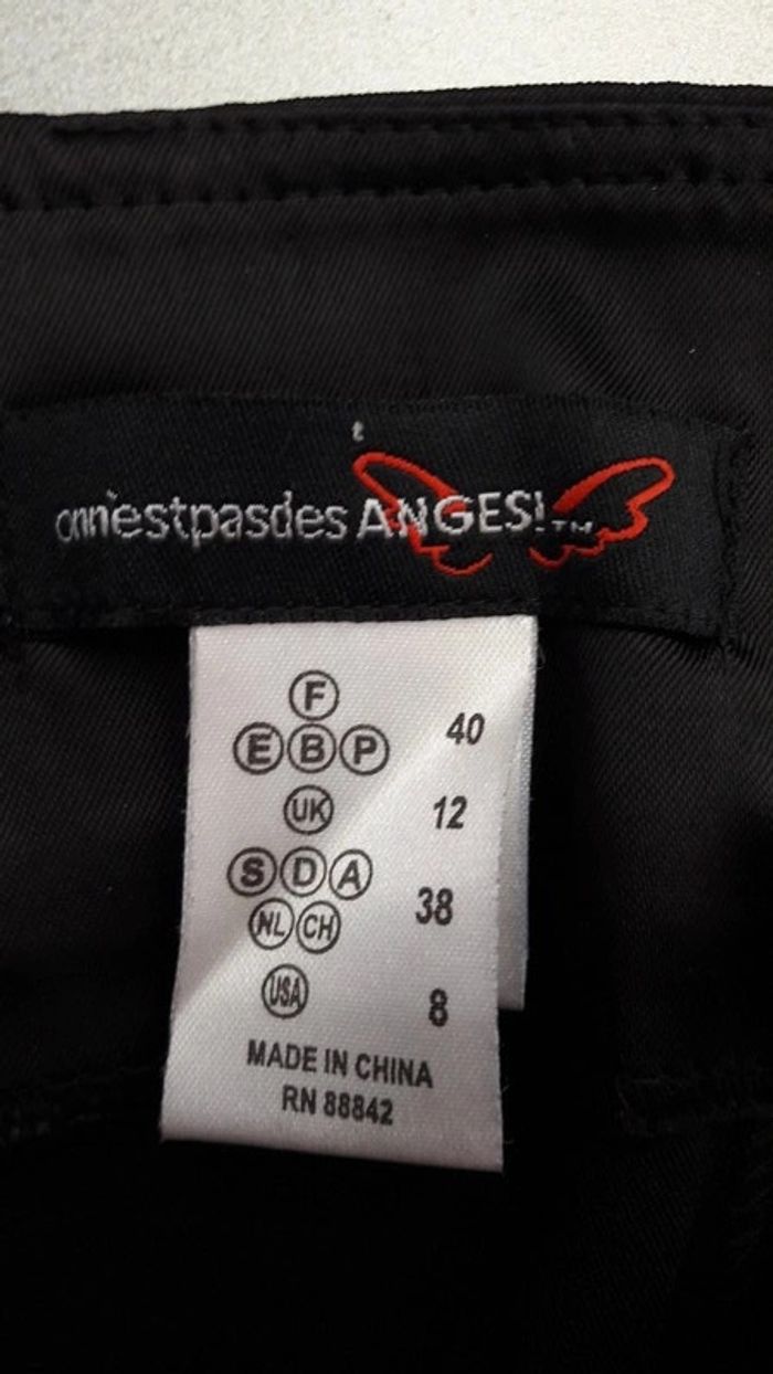 Bustier noir femme taille 40  On n'est pas des anges - photo numéro 2