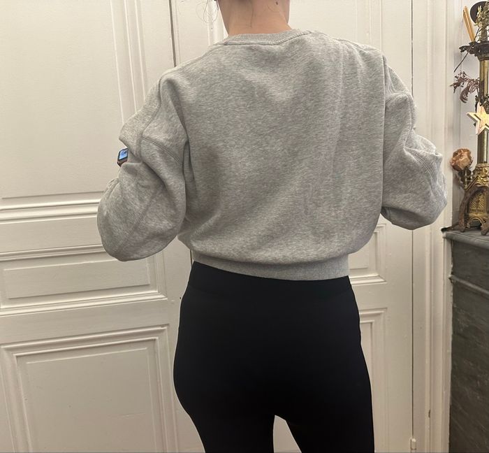 Sweat femme court gris Pimkie taille M - photo numéro 2