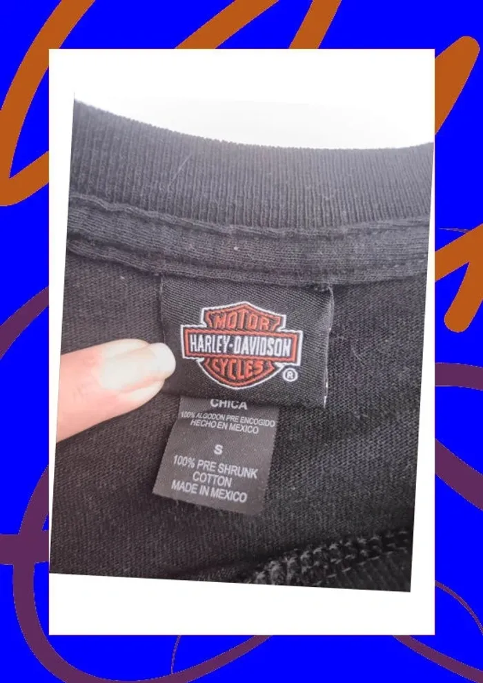 Tee shirt manches courtes S Harley Davidson - photo numéro 3