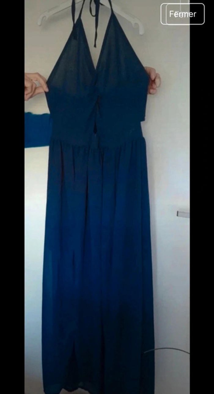 Longue robe bleue - photo numéro 6