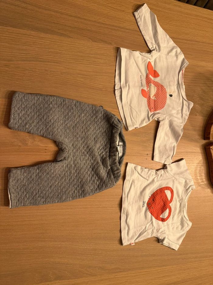Ensemble fille 1 mois