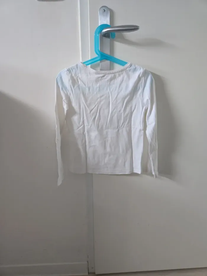 T-shirt manches longues fille taille 6ans kiabi - photo numéro 3
