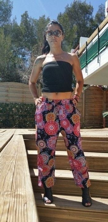 Pantalon boho bohème beatnik fluide taille universelle