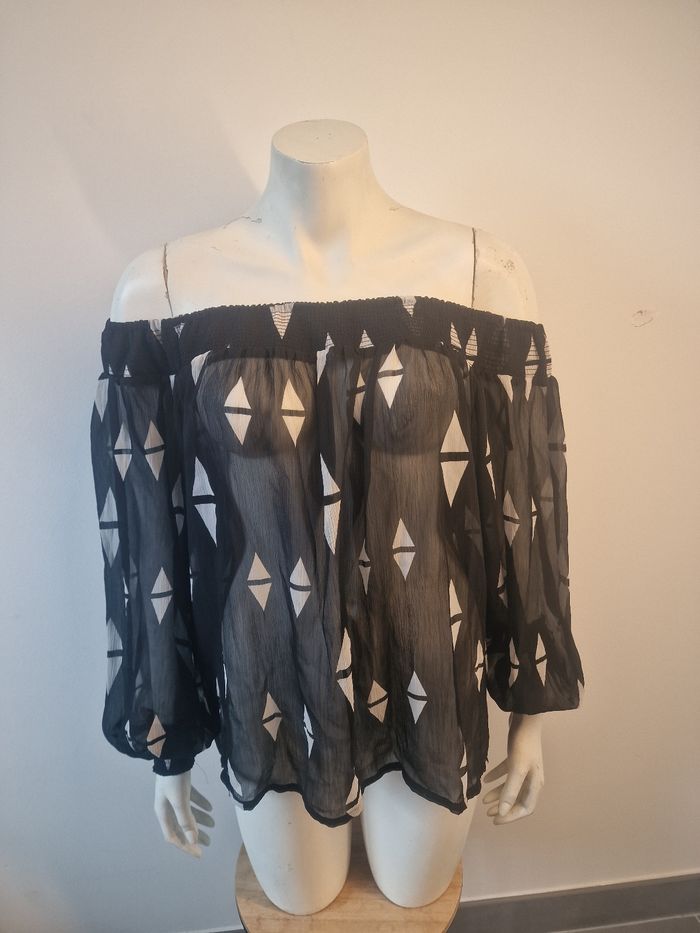 Blouse épaule tombante - photo numéro 2