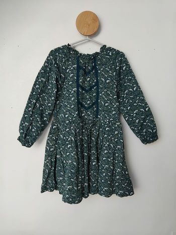 Robe 6 ans fleurs manches longues printemps Sergent Major 👗