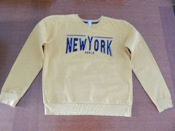 Sweat moutarde garçon 12 ans