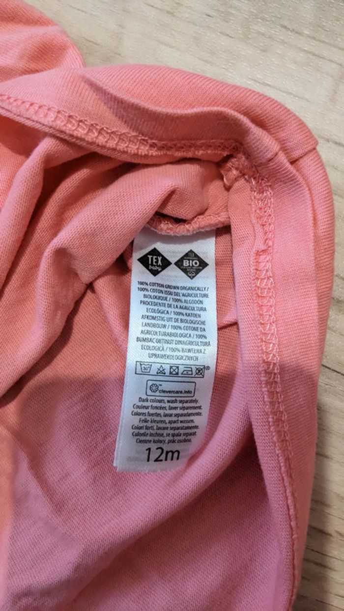 Débardeur d'été Rose Tex 12 Mois - photo numéro 3