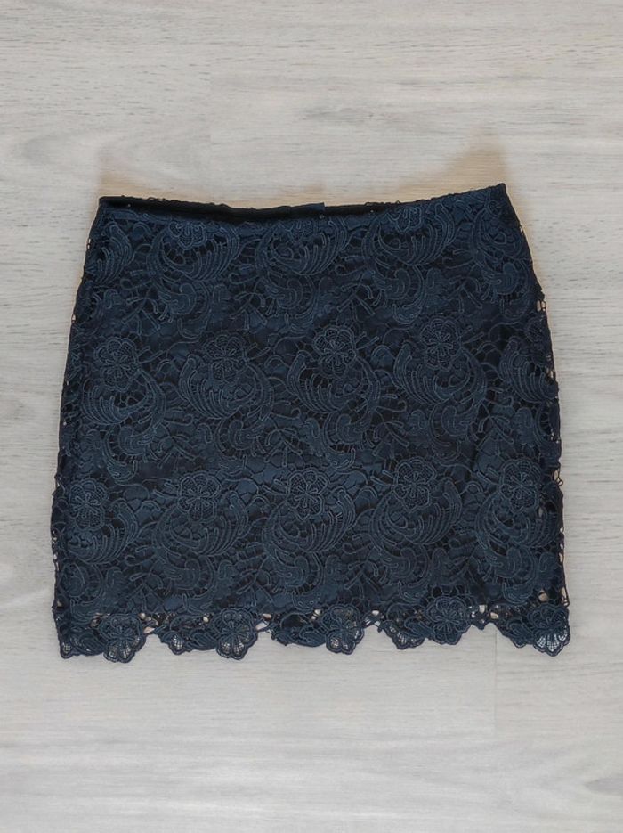 Mini jupe droite dentelle noir / H&M Divided - 36/S - photo numéro 5