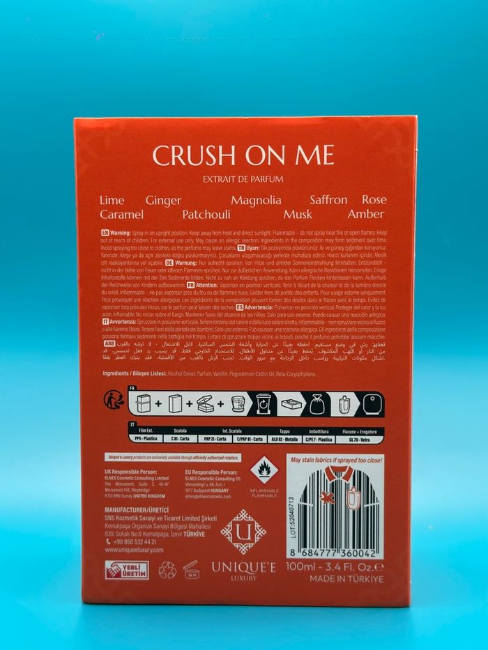 Crush on me - uniquee luxury - eau de parfum 100 ml - photo numéro 2