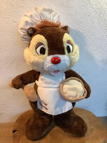 Peluche chef saucier tic et tac Disney