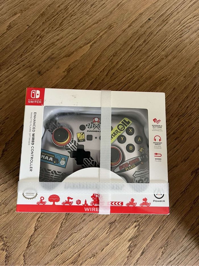 Manette switch SuperMario scellée