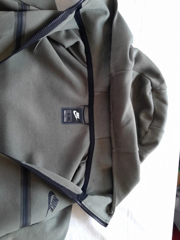 Veste sweat zip capuche Nike Tech Fleece taille L - photo numéro 13