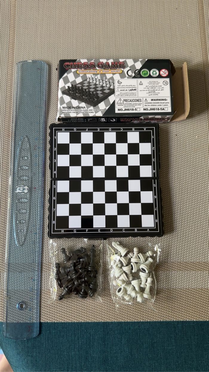 jeu d’échecs magnétique de poche – format voyage