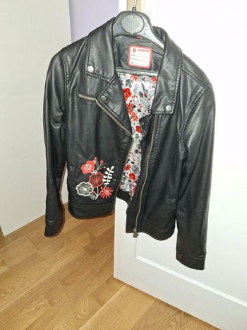 Veste style cuir 10ans
