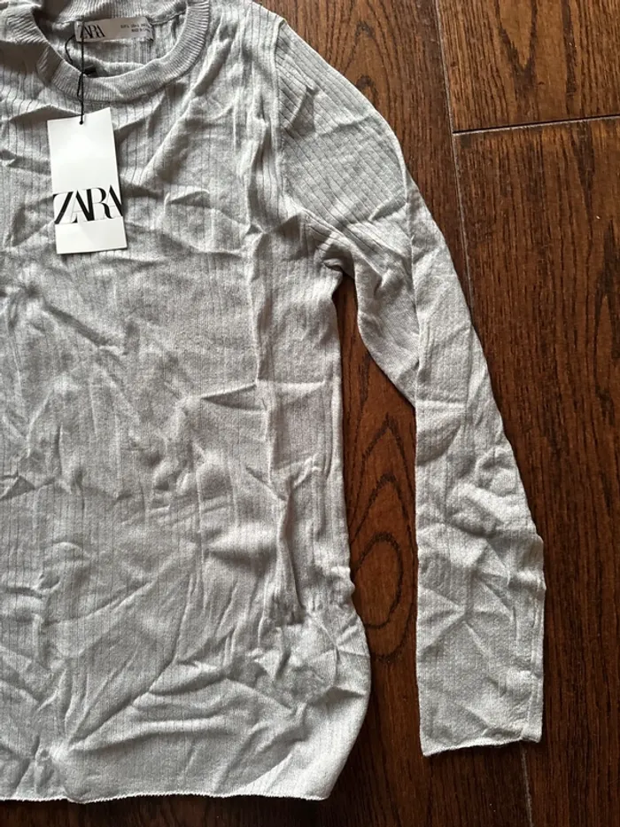 T-shirt manches longues Zara - photo numéro 5