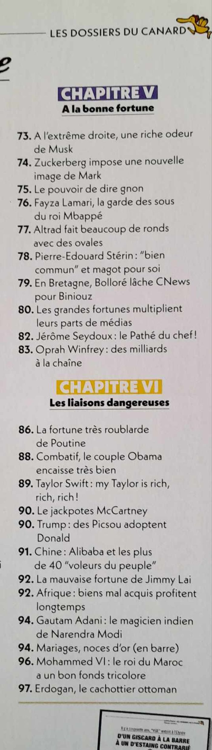 Les dossiers du canard enchaîné  N°172 juillet 2024 : 100 histoires d'ultrariches - - photo numéro 6