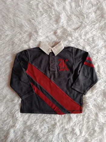 Sweat polo manches longues T. 3 ans Verbaudet