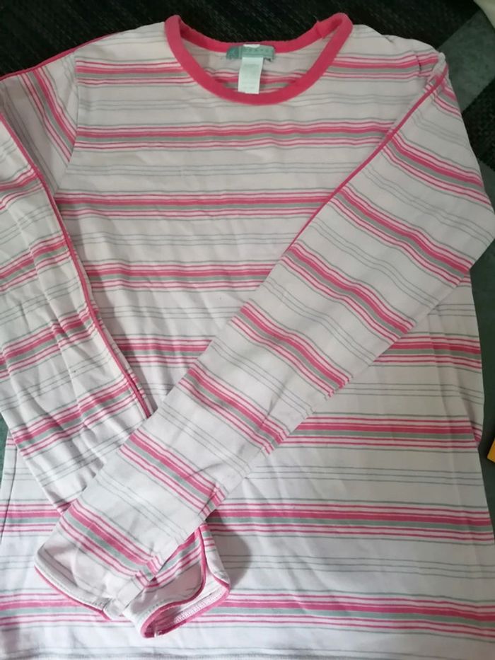 Tee-shirt manches longues fille 16ans Domyos tbe - photo numéro 2