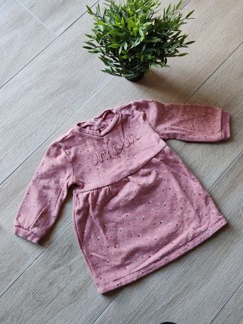 Robe rose fleuri kiabi 18 mois, 🌸