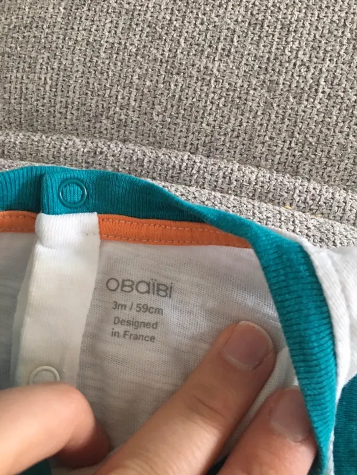 Short bleu obaibi 3 mois - photo numéro 7