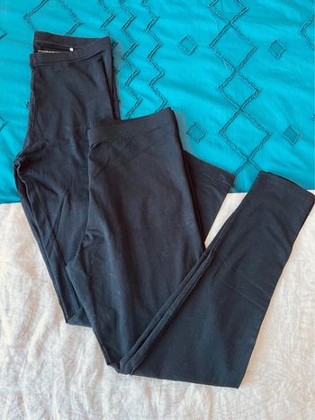Mot de 2 leggings noirs - taille 12 ans