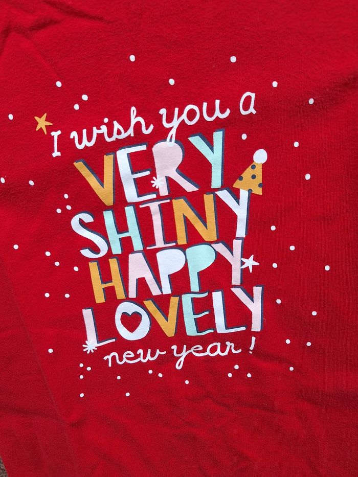 🎅 T-shirt de Noël manches longues Kiabi 10 ans - photo numéro 2