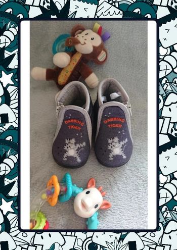 🐼 Chaussons Tigre p19