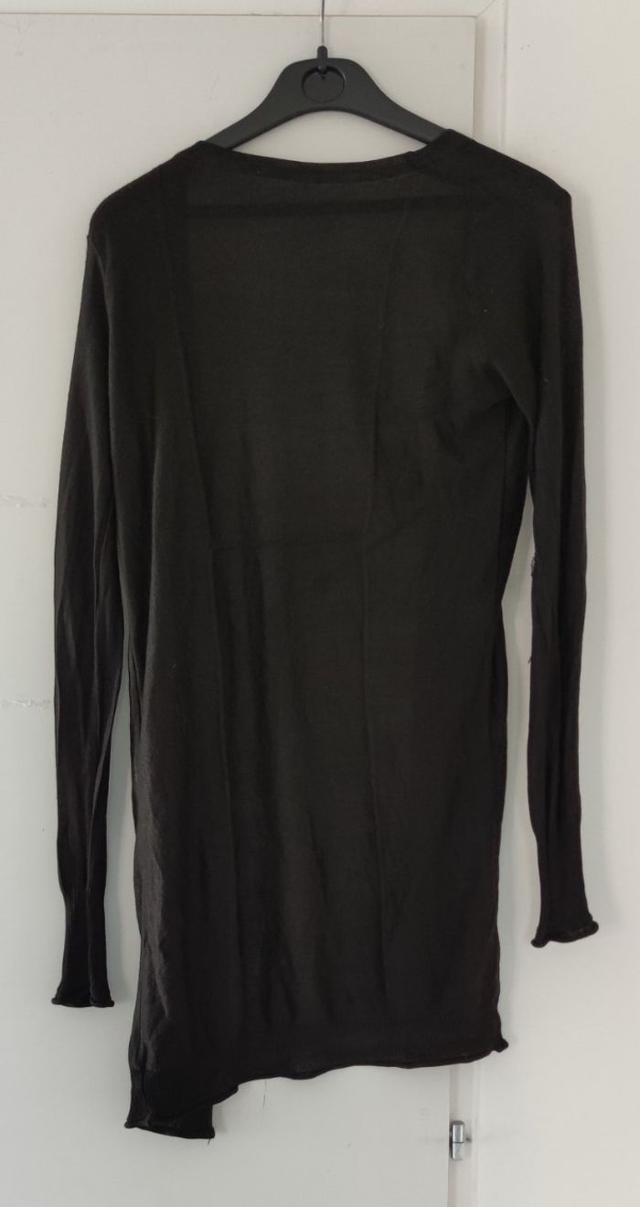 Gilet manche longue femme taille M noir très bon état - photo numéro 5