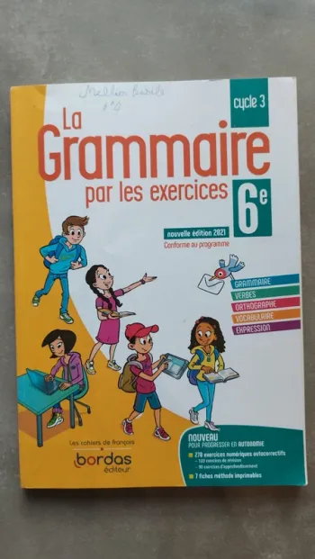 La gramme par les exercices 6e