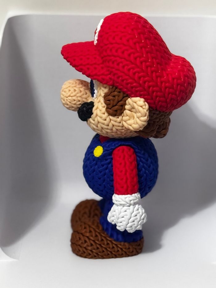 Mario version tricoté 20cm - photo numéro 5