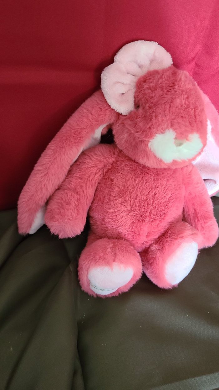 Bukowski Design AB Friendly Kanina : lapin en peluche rose tulipe - photo numéro 8