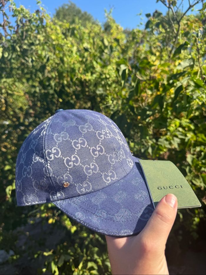 Casquette gucci dubai bleu - photo numéro 6
