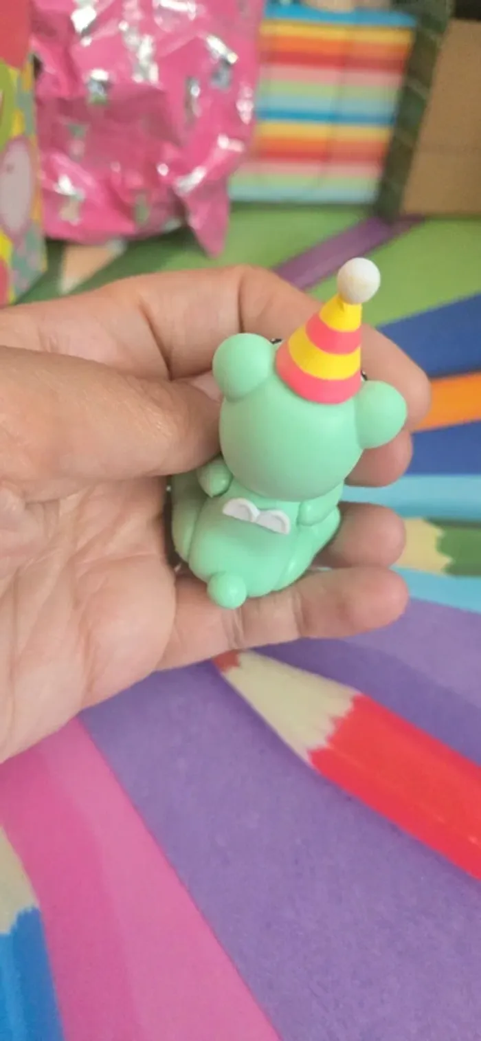 Sonny angel Happy birthday ourson vert neuf NO - photo numéro 9