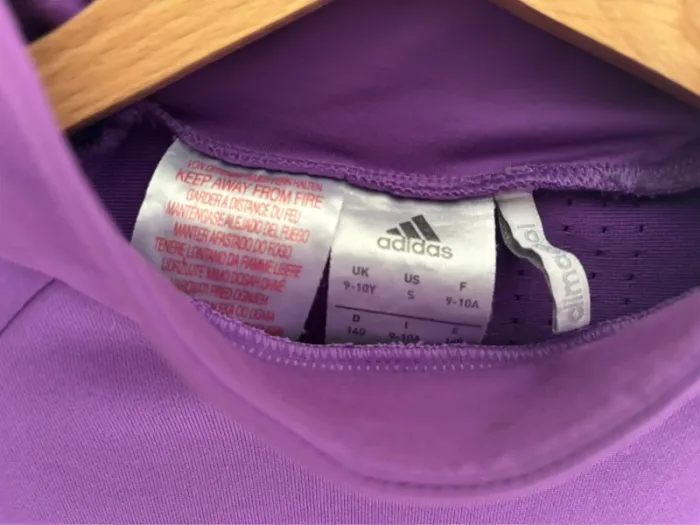 Haut manches longues Adidas Réal Madrid 9-10 ans - photo numéro 3