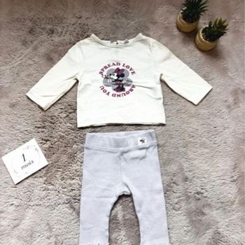 Ensemble bébé 1 mois Disney Minnie 🤍 trop mignon – état impeccable – coton doux