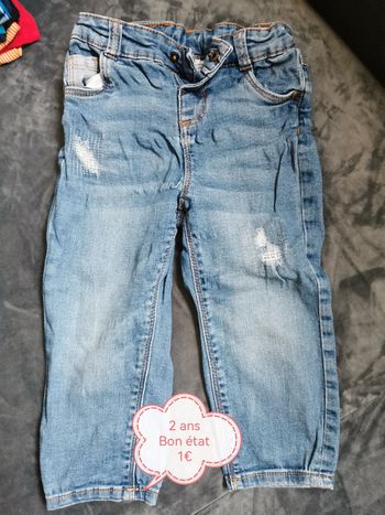 Jeans effet déchiré