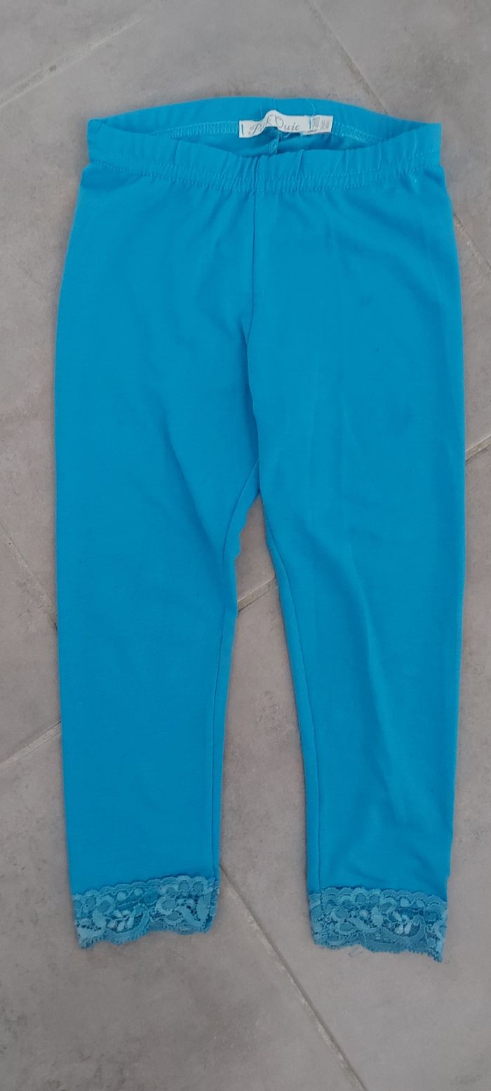 Lot de 2 leggings taille 4 ans - photo numéro 3