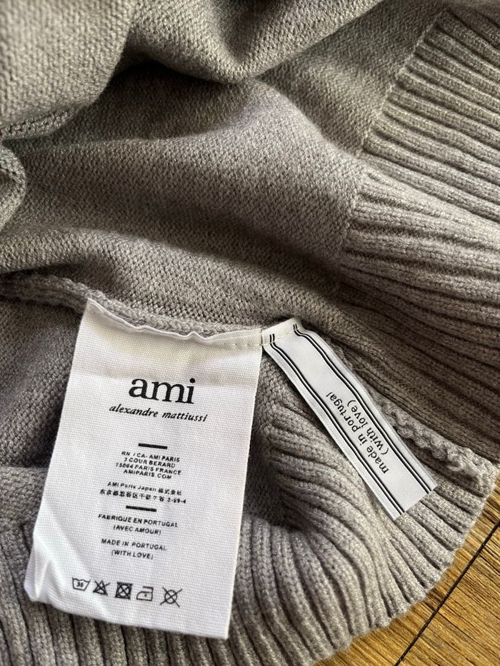 Pull ami Paris gris - photo numéro 5