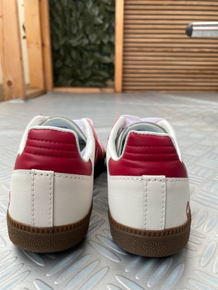 Adidas Samba OG X CDG Pink Hearts Rouge 38 - photo numéro 5