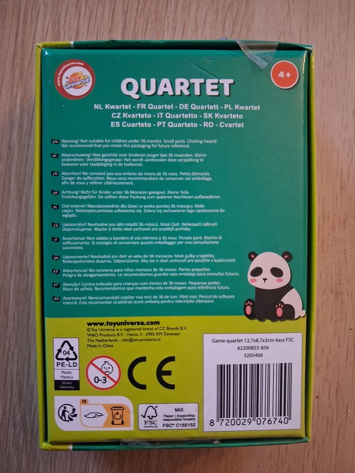 Jeu de cartes - dès 4 ans - Quartet - photo numéro 2