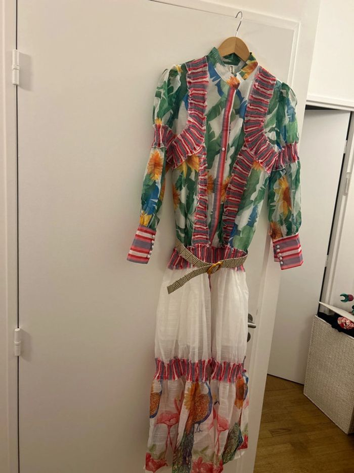Robe longue multi color Jardin Vu T XL