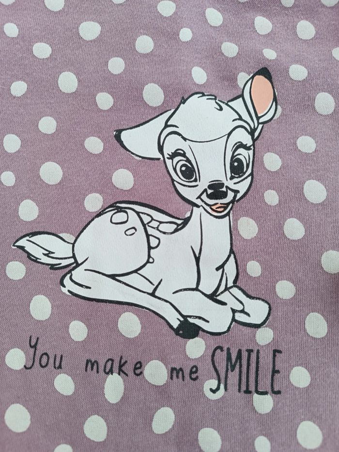 🔸Robe Parme à pois Bambi Disney Baby - 6 12 mois🔸 - photo numéro 4