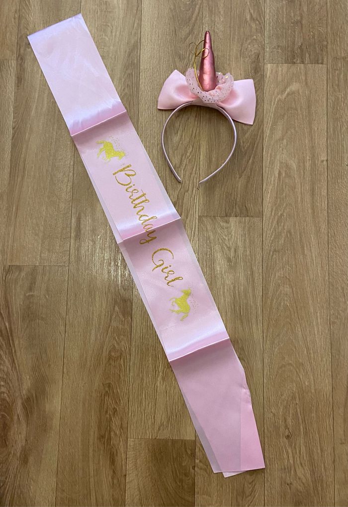 Ensemble anniversaire fille