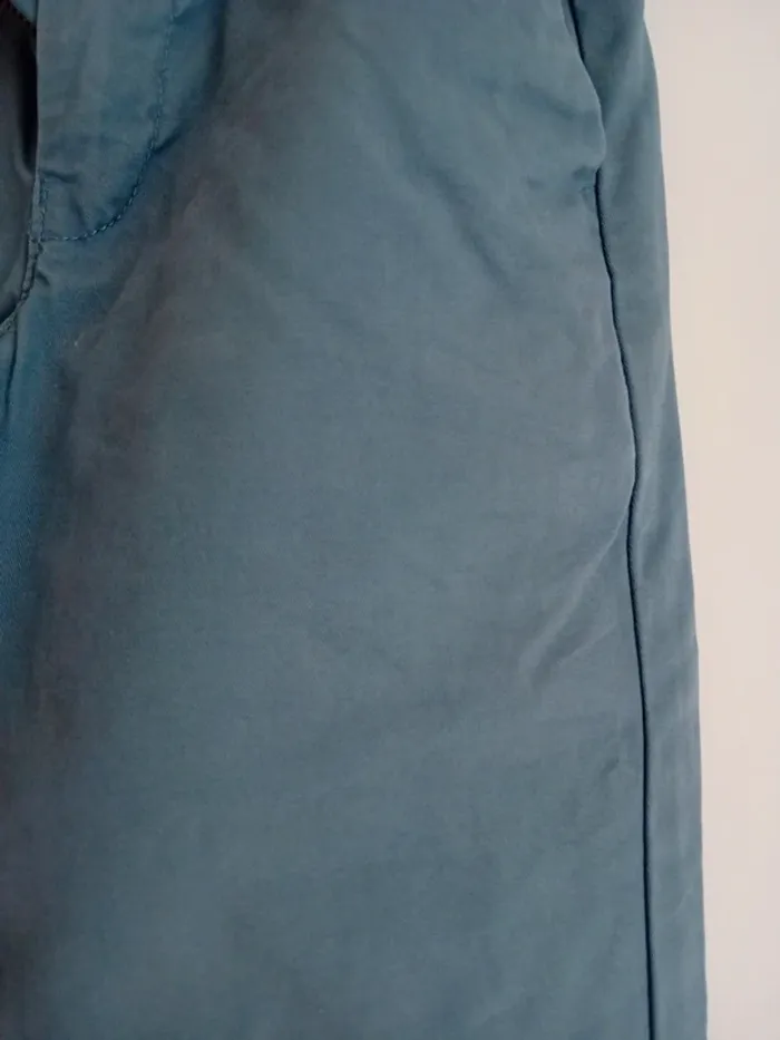 Pantalon droit gris bleuté . - photo numéro 2