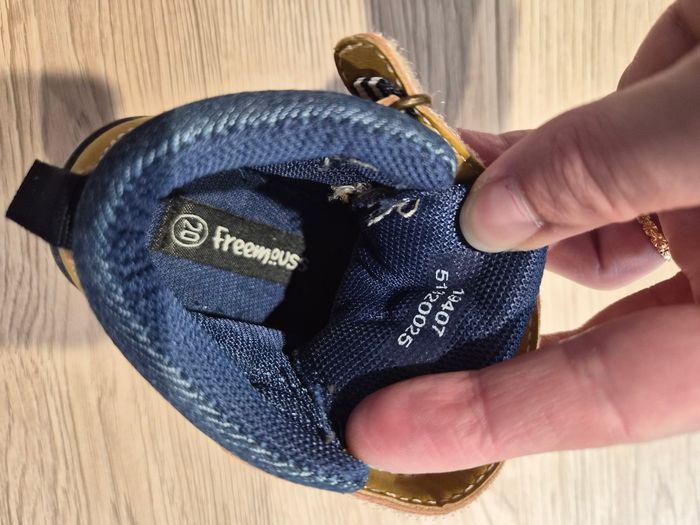 Chaussures montantes camel, Freemouss, pointure 20. - photo numéro 8