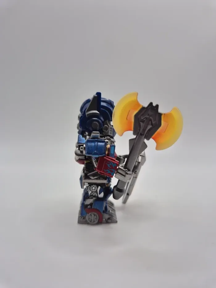 Figurine type lego custom Optimus Prime Transformers avec boîte individuelle et lumière - photo numéro 5