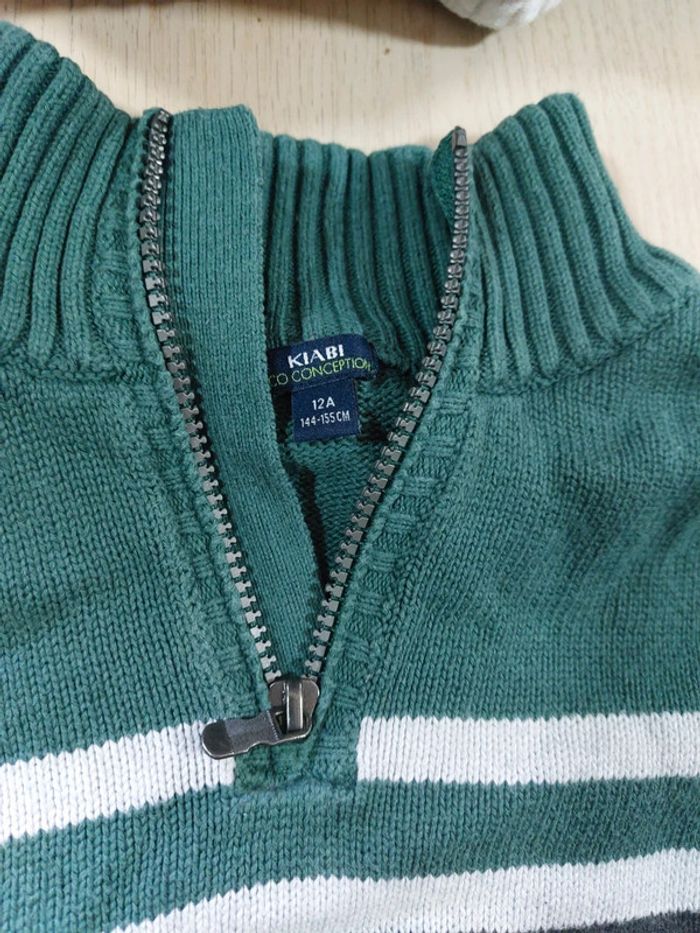 Pull col zippé - photo numéro 3