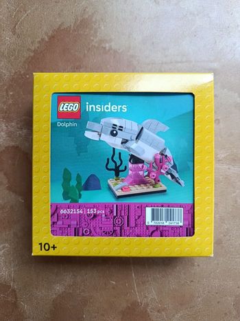 Neuf - Lego Insiders - 5010075 / 6632154 - Le dauphin sur son mini présentoir