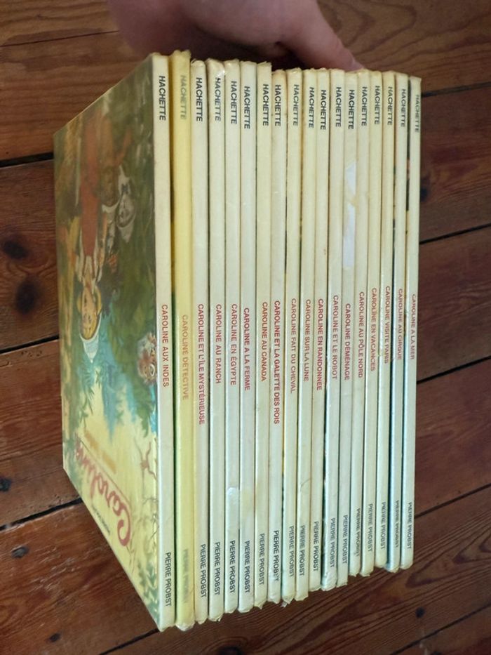État satisfaisant - Lot de 18 livres anciens Caroline Pierre Probst Hachette vintage - photo numéro 14